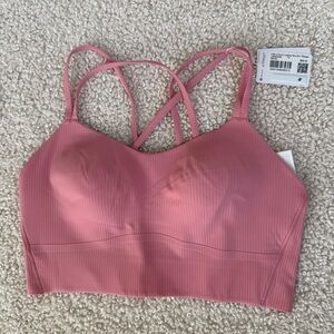 Lululemon Athletica Pink Strappy Sports Bra